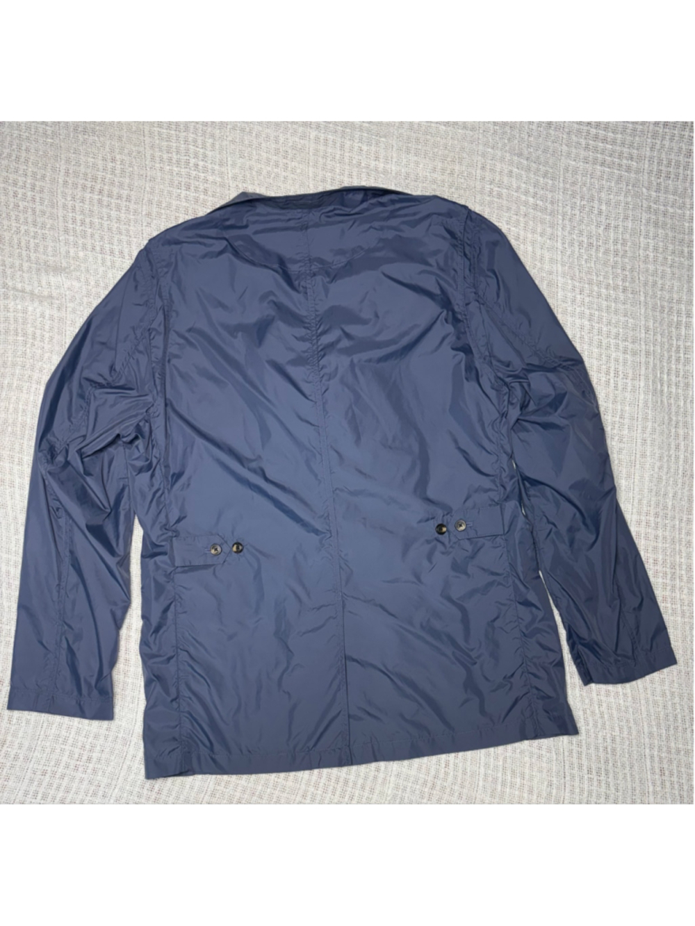 J.McLaughlin Bryce Packable Nylon Jacket Steel Blue Travel NWT Men's Size Large - Picture 4 of 10